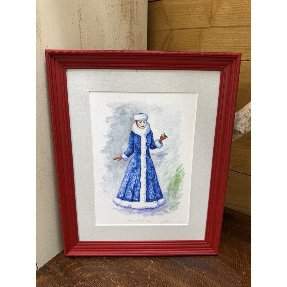 Kyiv Christmas, Limited Edition, Giclee Watercolor Print. Tamara A Woodard